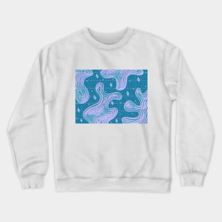 Glitchy Lines Crewneck Sweatshirt